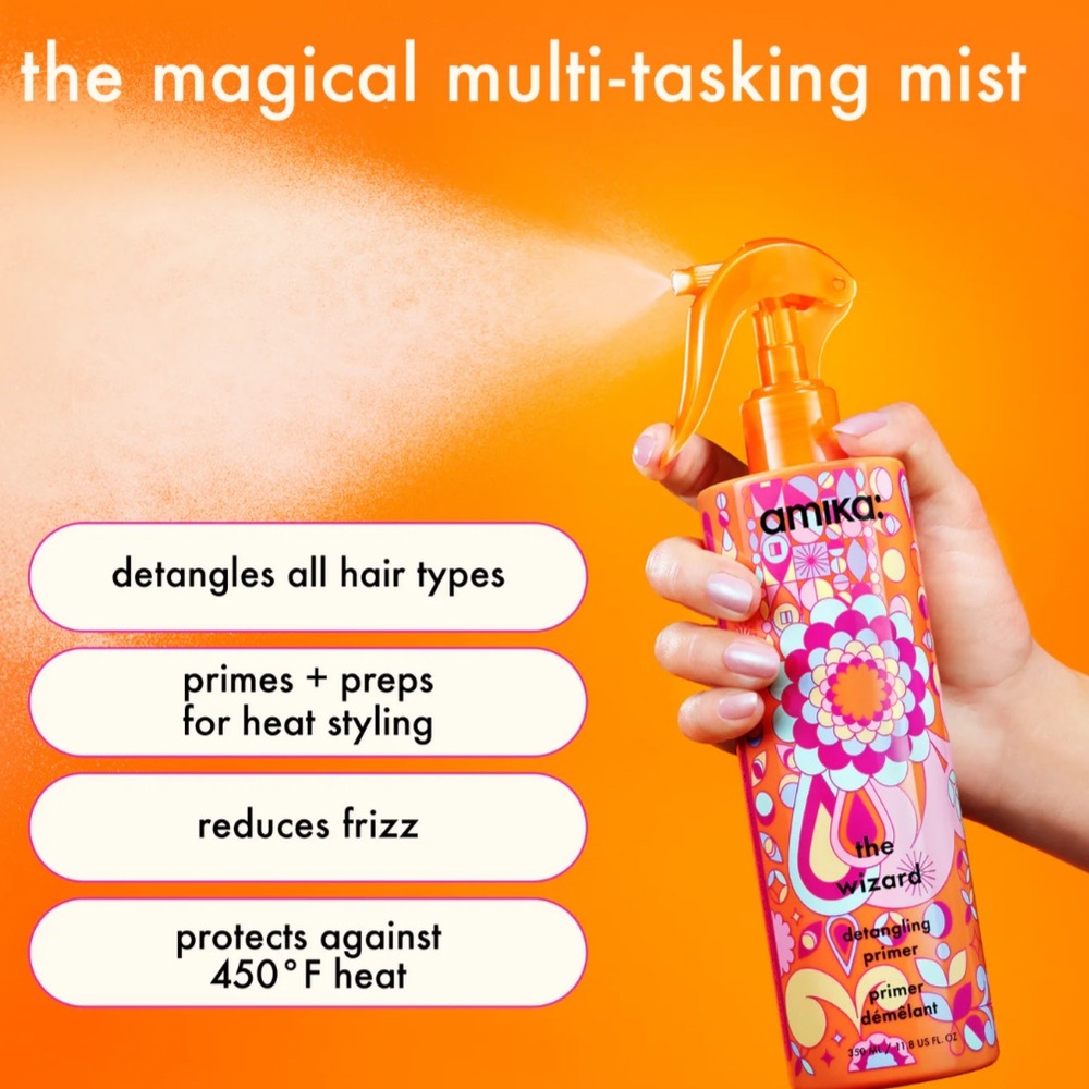 amika the wizard detangling primer mini 1oz BRAND NEW - Picture 2 of 8